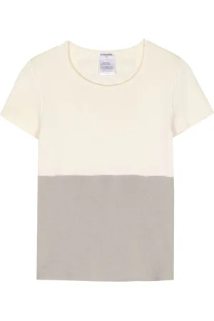 CHANEL 2001 tofarvet T-shirt