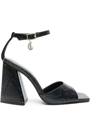 Roberto Cavalli 110mm sandaler med slangeskindseffekt