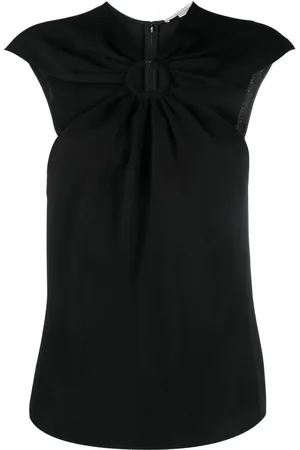 Stella McCartney Ribbet T-shirt med cold-shoulder-snit