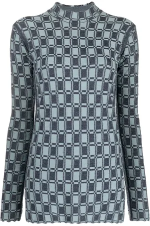 Kenzo Langærmet trøje med geometrisk tryk