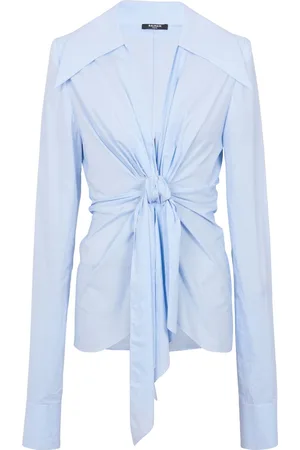 Balmain Gingham-ternet skjorte