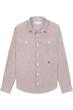 Sporty & Rich Stribet SRC Utility skjorte