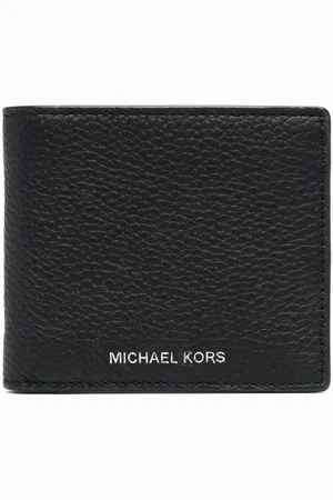 Michael Kors Foldbar pung i grynet læder