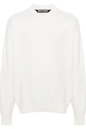 Palm Angels Trøje med rund hals og monogramtryk