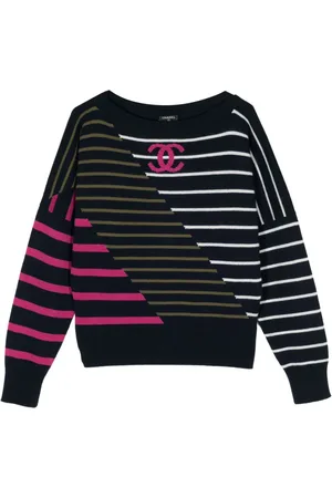 CHANEL Trøje med CC-patchwork fra 00