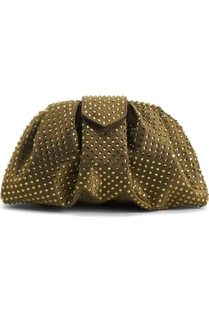 Giuseppe Zanotti Amandhe clutch med rhinstenudsmykning