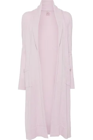 Teddy Cashmere Mellemlang Venezia cardi-frakke i kashmir