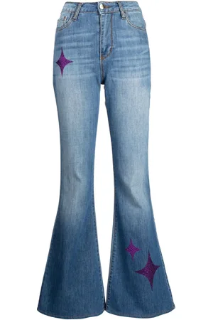 Madison.Maison Jeans med svaj og stjernetryk