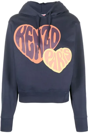 Kenzo Hættetrøje med logo-flock