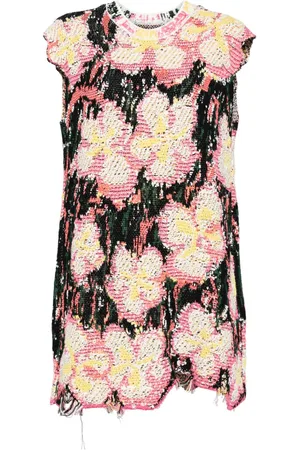 JNBY Kort ærmeløs kjole med blomstertryk