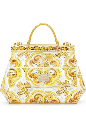 Dolce & Gabbana Tote med Sicily Majolica-tryk