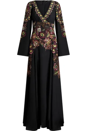 Etro Crepe-de-chine skjorte med blomstertryk