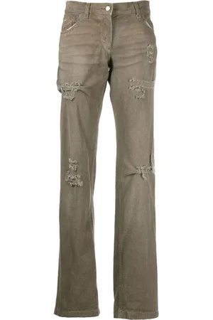 Dolce & Gabbana 2000 jeans med lige ben og bleget effekt