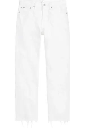 Ralph Lauren Højtaljede cropped jeans med lige ben