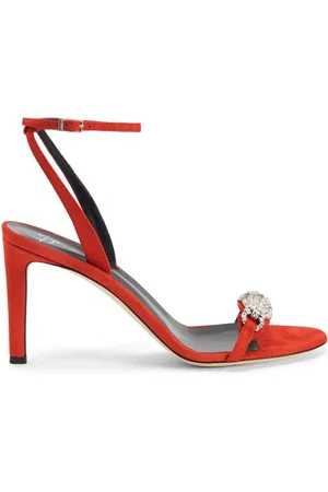 Giuseppe Zanotti Thais 85mm sandaler i ruskind