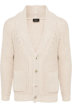 BRIONI Hæklet-strikket cardigan