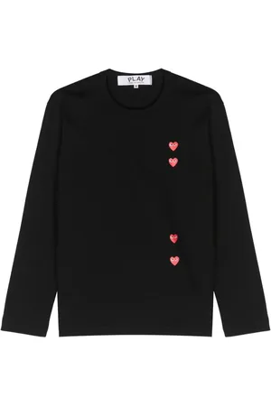 Comme des Garçons T-shirt med hjertetryk