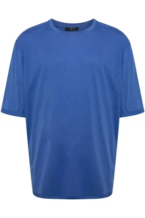 IRO T-shirt i jersey med sænket skulder