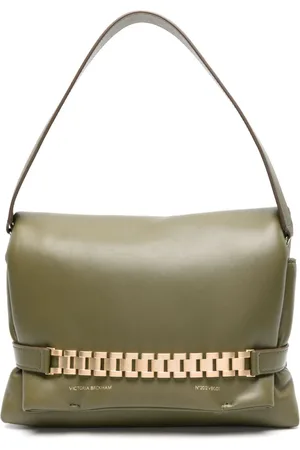 Victoria Beckham Clutch i læder med kæde