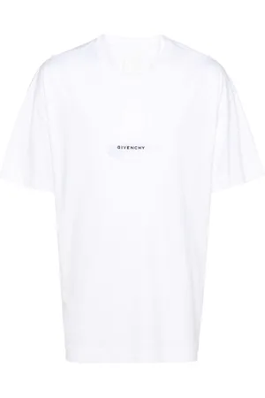 Givenchy T-shirt med broderet logo og vingetryk