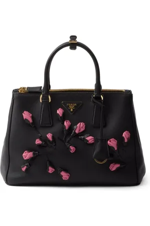 Prada Stor Galleria-håndtaske i saffiano-læder