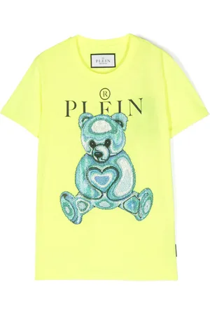 Philipp Plein T-shirt med bamse-udsmykning