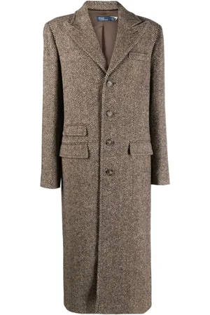 Ralph Lauren Herringbone-trenchcoat i uld