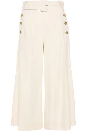 Twin-Set Cropped bukser med brede ben