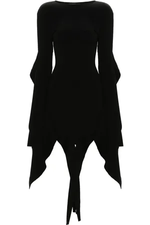 MUGLER Kort asymmetrisk kjole