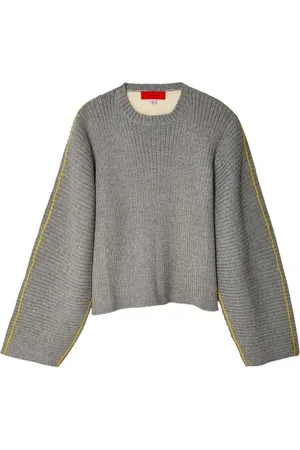 ECKHAUS LATTA Ribbet trøje med striber