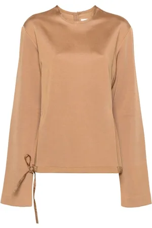 Jil Sander Langærmet sweatshirt med rund hals