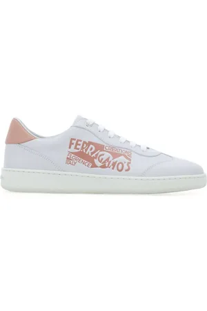 Salvatore Ferragamo Sneakers i læder med Venna-logo