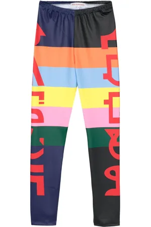 WALTER VAN BEIRENDONCK Cosmic Dancer leggings med grafisk tryk