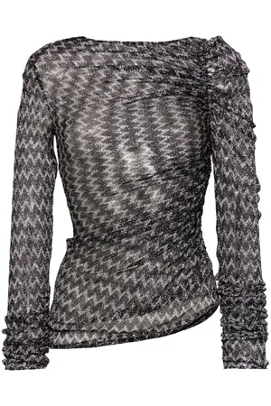 Missoni Vævet zigzagtop med samledetalje