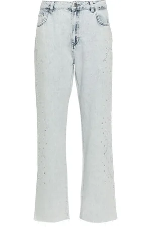 Twin-Set Actitude jeans med lige ben og mellemhøj talje