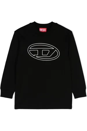 Diesel T-shirt i bomuld med Oval D-prægning