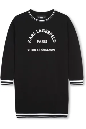 Karl Lagerfeld T-shirt med rund hals og logotryk
