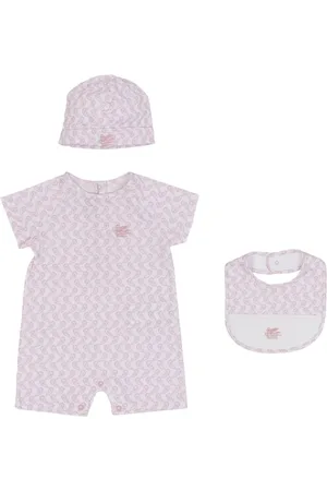 Etro Babydragt i jersey med paisleytryk (sæt med tre)