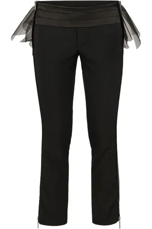 Dsquared2 Skinny-bukser med tyllag
