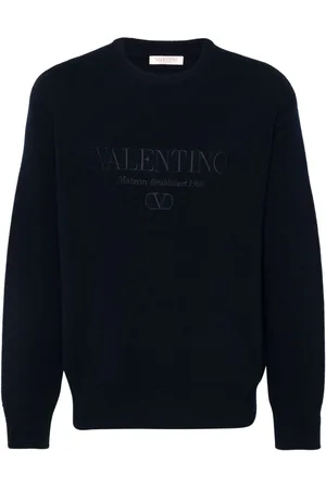 VALENTINO GARAVANI Striktrøje med broderet logo