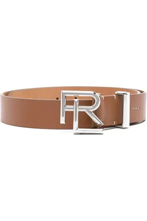 Ralph Lauren Læderbælte med logospænde