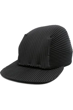 Issey Miyake Baseballkasket med plisseret effekt
