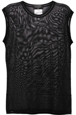 CHANEL Stribet striktop fra 1997