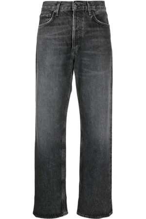 AGOLDE Cropped jeans med høj talje