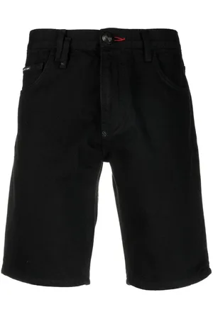 Philipp Plein Denimshorts med lige ben