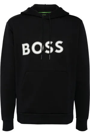 HUGO BOSS Hættetrøje med logotryk