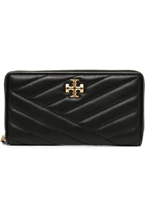 Tory Burch Kira pung med lynlås og chevron-mønster