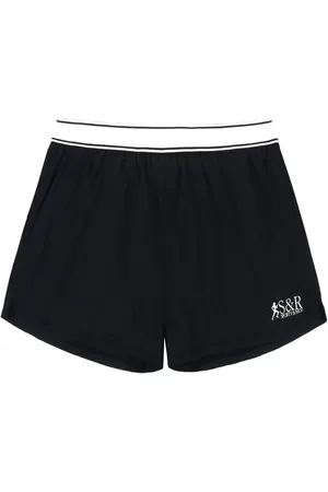 Sporty & Rich Runner-shorts med logotryk