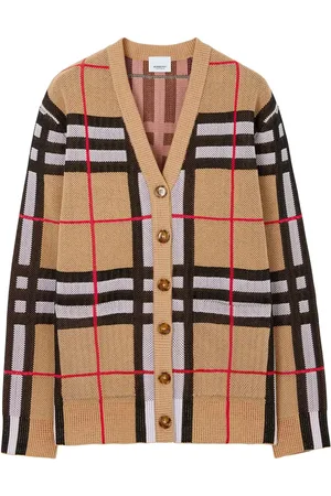 Burberry Vintage-ternet cardigan med V-hals