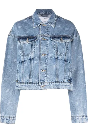 Axel Arigato Denimjakke med initial-tryk